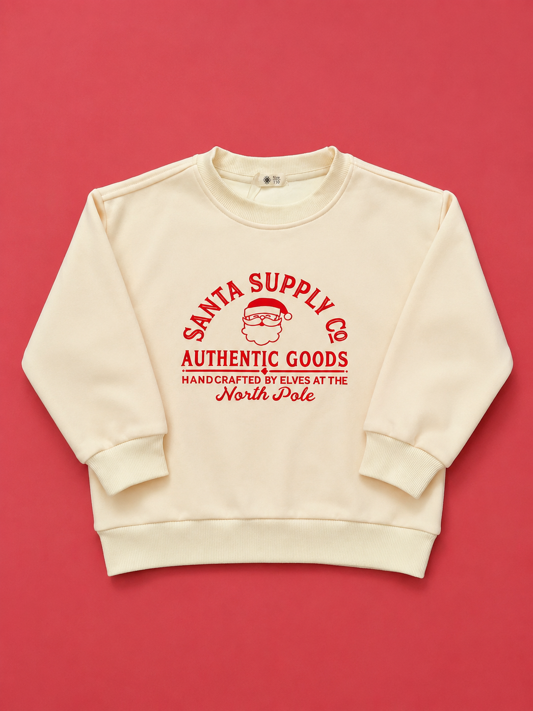 Kids Christmas Santa Supply Graphic Sweatshirt