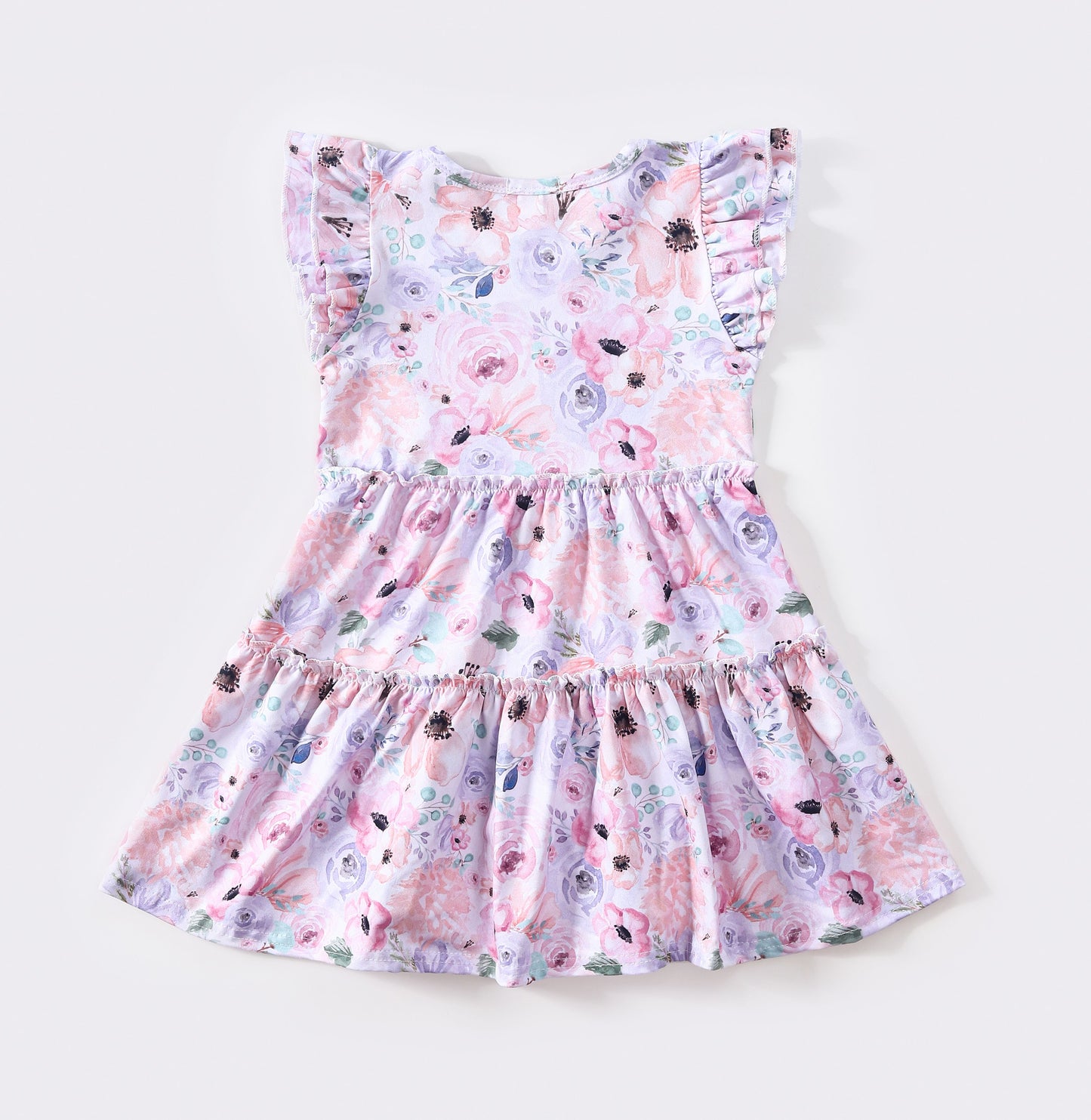 Floral Canvas Girls Dress