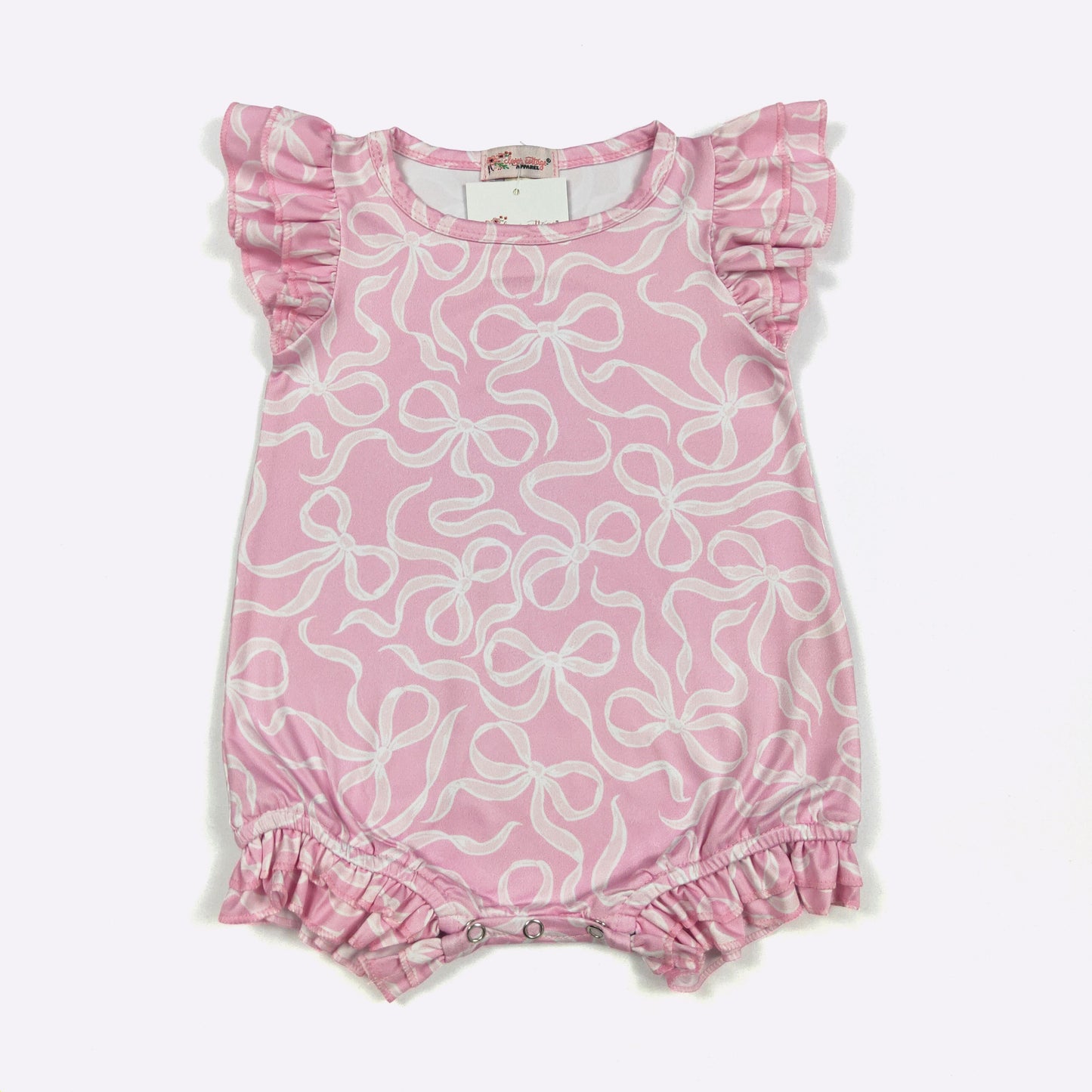 Bow Baby Girl Romper