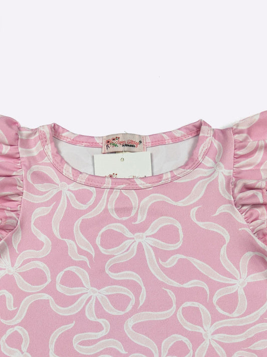 Bow Baby Girl Romper