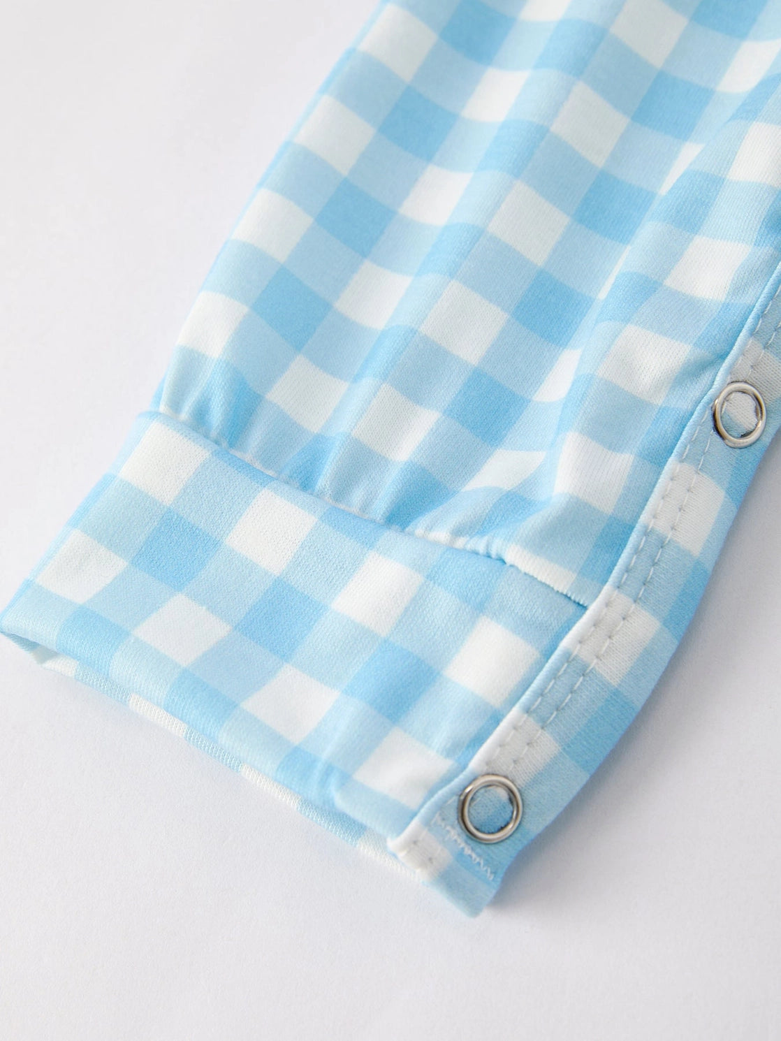 Fall Boys Pumpkin Embroidery Smocking Blue Plaid Romper