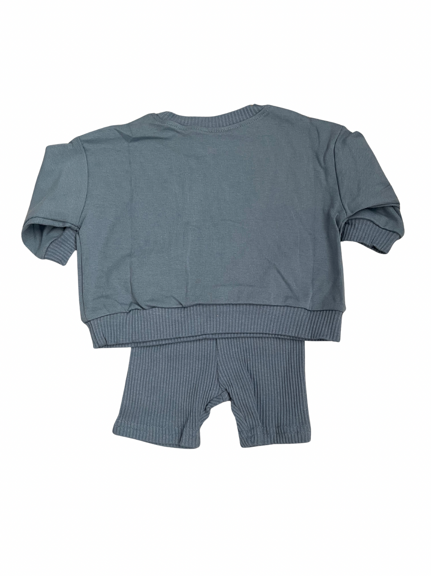 Smiley Face Biker Short Set
