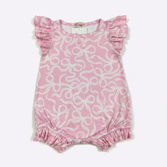 Bow Baby Girl Romper