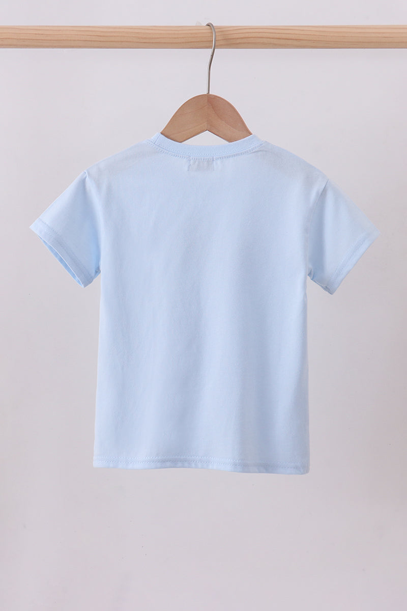 Baseball Graphic Top Blue