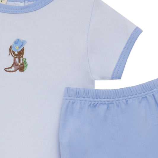 Boots and Blooms Diaper Cover Set